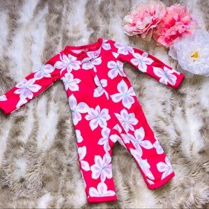 BABY GIRL PINK FOOTSIES NWOT NEWBORN